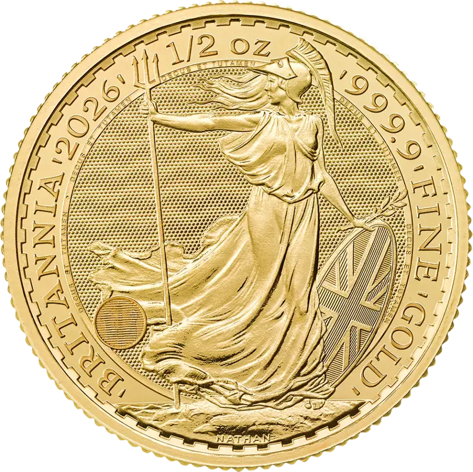 1/2 oz Britannia Charles III Gold Coin | 2026