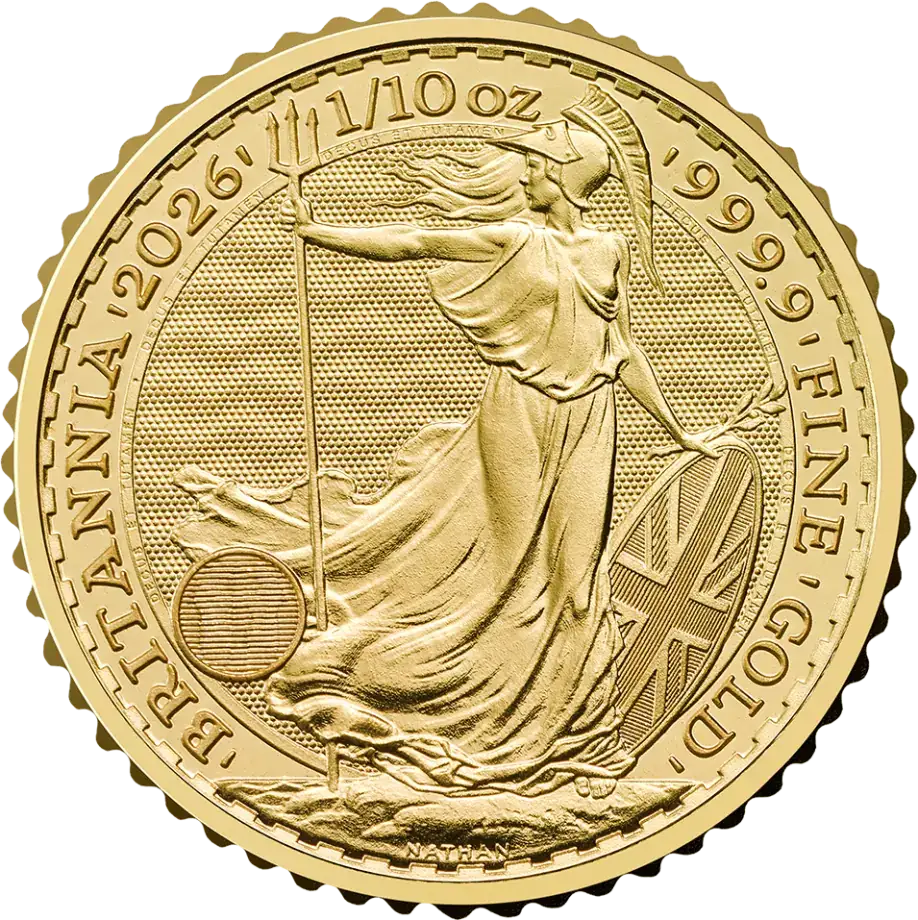 1/10 oz Britannia Charles III Gold Coin | 2026