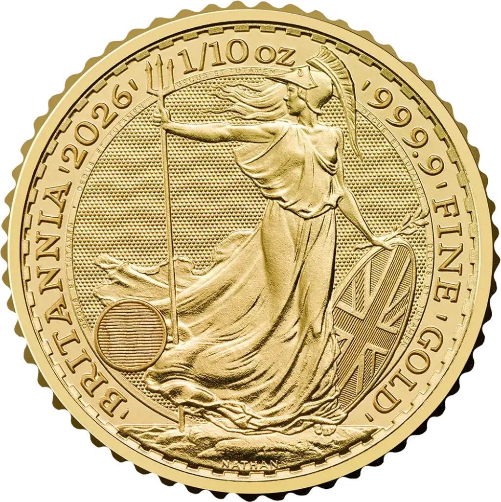 1/10 oz Britannia Charles III Gold Coin | 2026