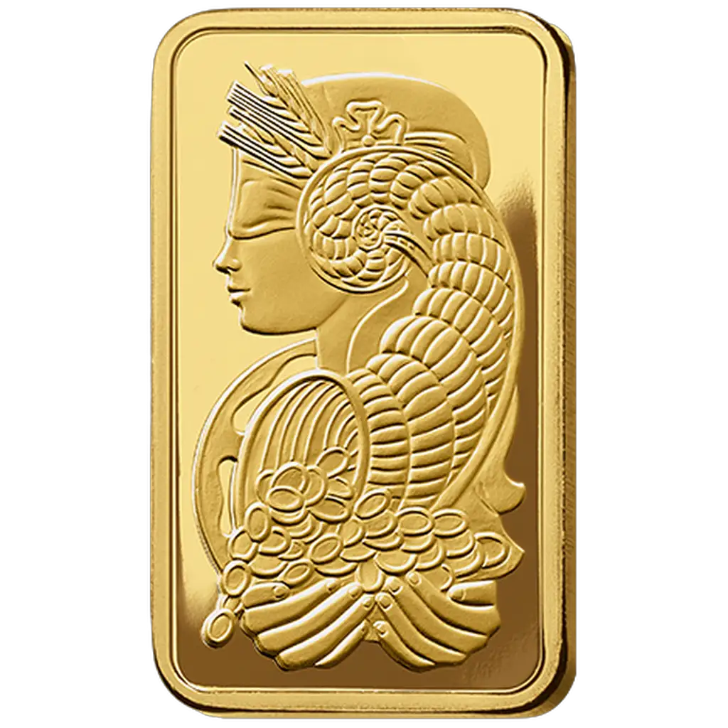 1g Gold Bar : PAMP Fortuna