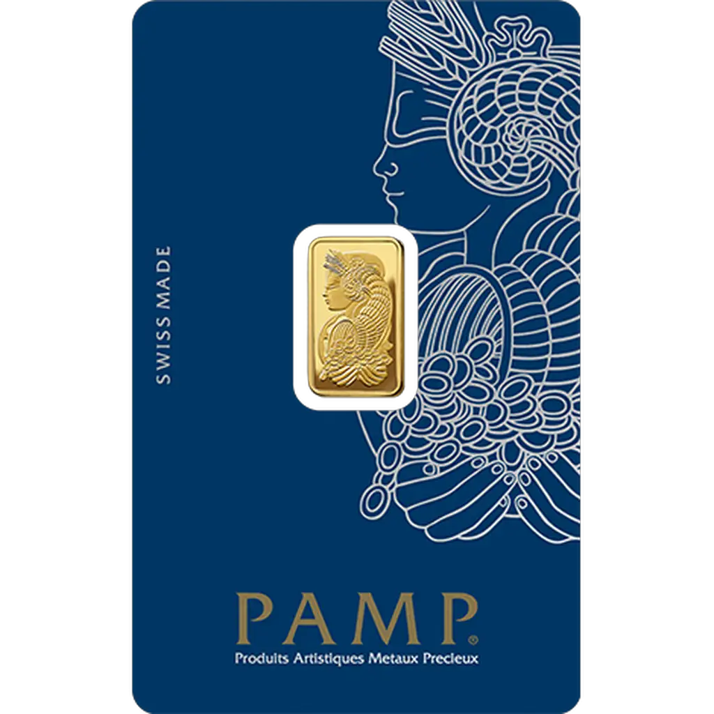 2.5g Gold Bar : PAMP Fortuna