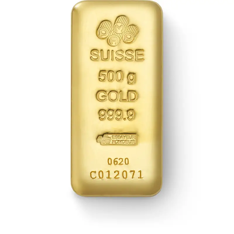 500g Gold Bar : PAMP Suisse