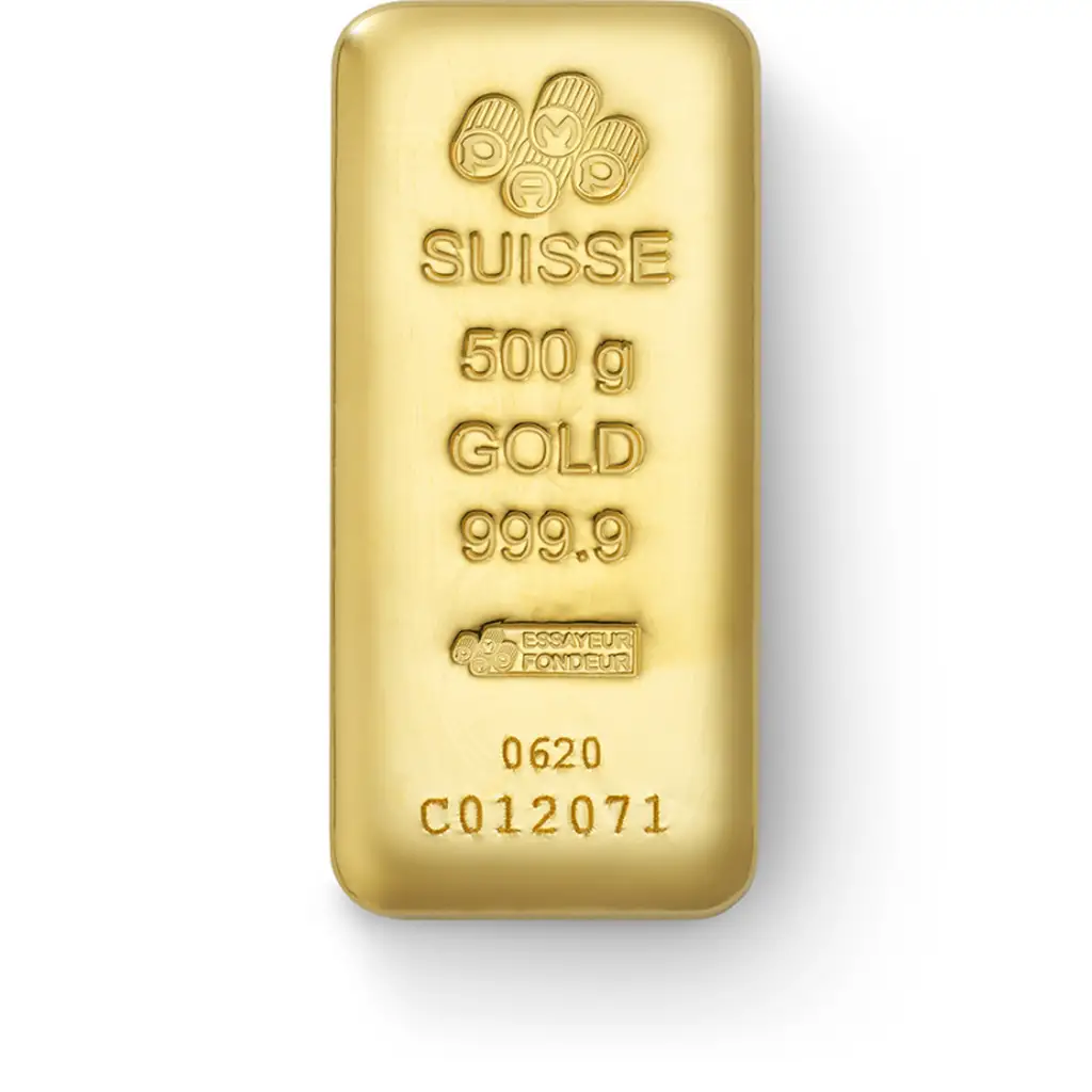 500g Gold Bar : PAMP Suisse