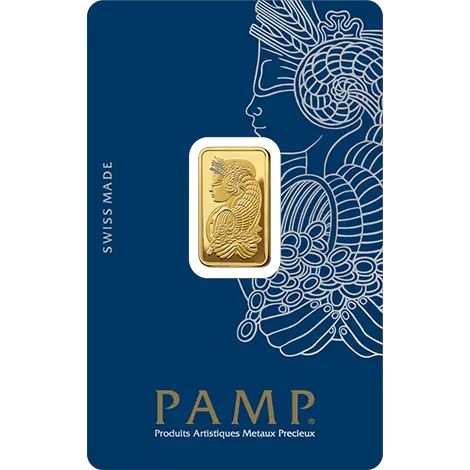 5g Gold Bar : PAMP Fortuna
