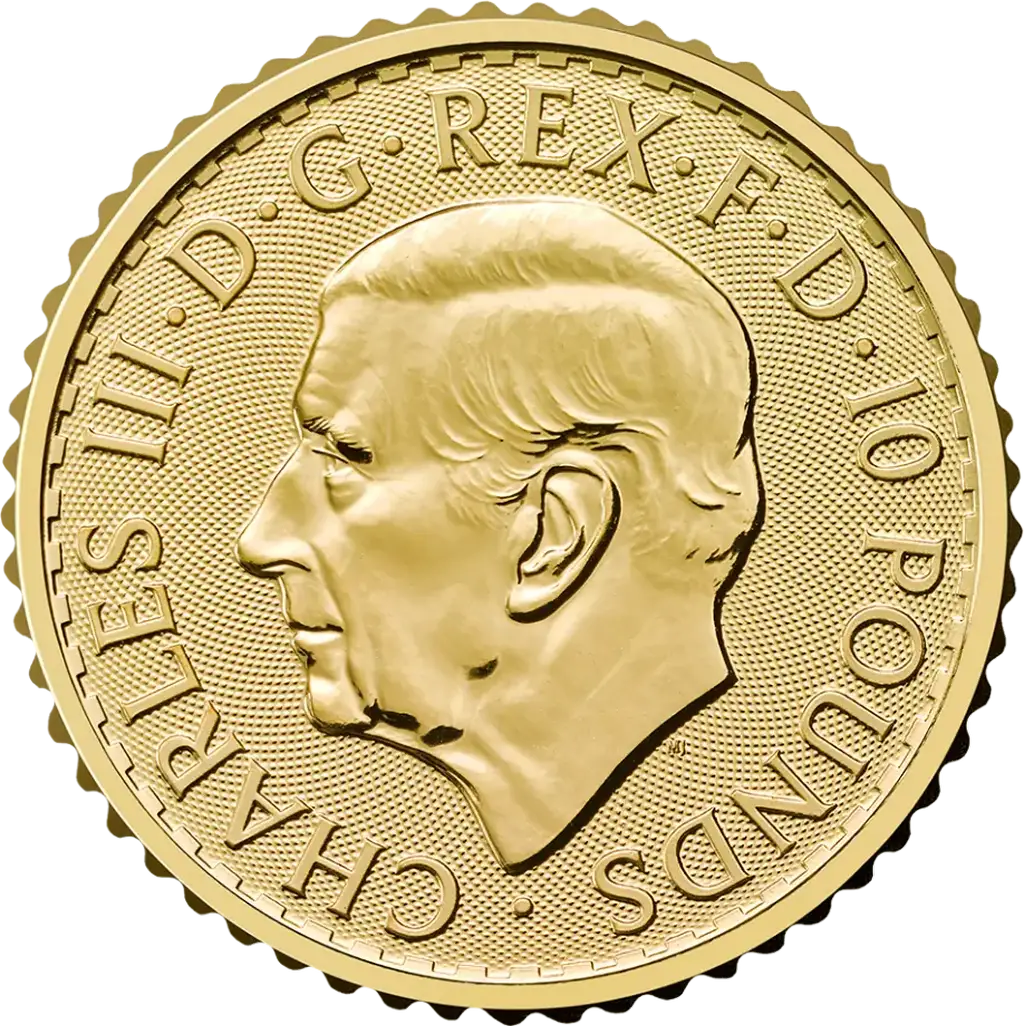 1/10 oz Britannia Charles III Gold Coin | 2026
