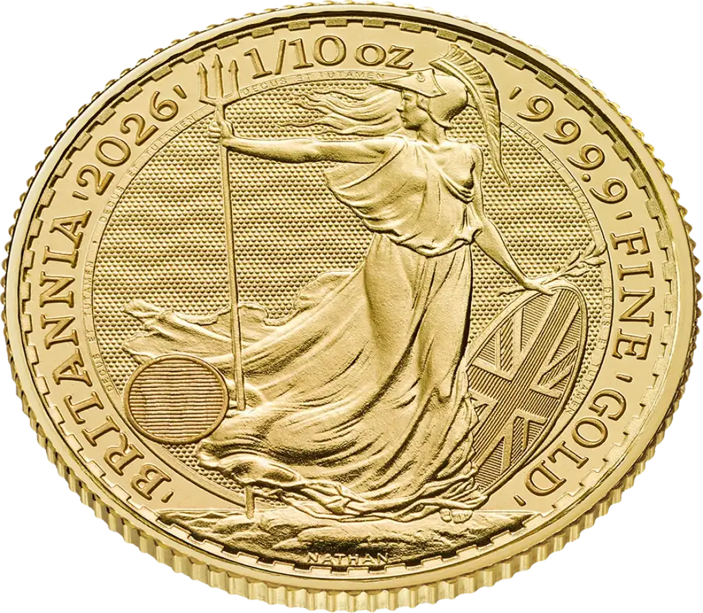 1/10 oz Britannia Charles III Gold Coin | 2026