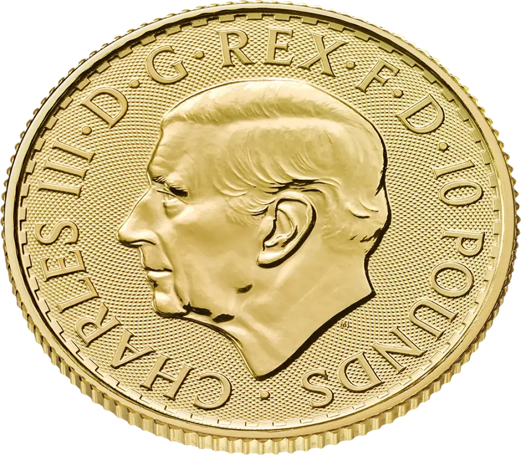 1/10 oz Britannia Charles III Gold Coin | 2026
